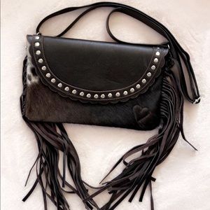 Crossbody Cowhide Purse